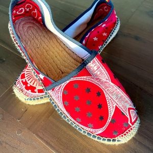 Respoke Alana Espadrilles from Hermés Scarf. Brand New 39 EU or US 8 SUMMER!